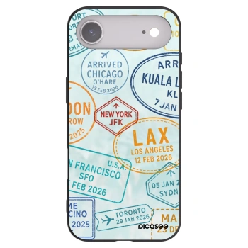 Picasee Apple iPhone Air Hülle - Schwarzes Silikon - PASSPORT EDITION