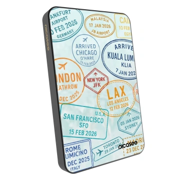 Powerbank mit MagSafe 5 000 mAh Grau - PASSPORT EDITION