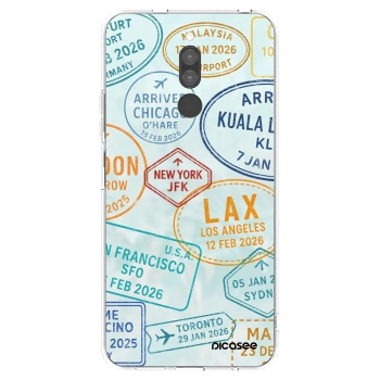 Picasee Xiaomi Redmi 8 Hülle - Transparentes Silikon - PASSPORT EDITION