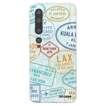 Picasee Xiaomi Mi Note 10 (Pro) Hülle - Transparentes Silikon - PASSPORT EDITION