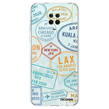 Picasee Xiaomi Redmi Note 9S Hülle - Transparentes Silikon - PASSPORT EDITION