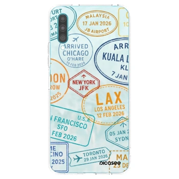 Picasee Samsung Galaxy A30s A307F Hülle - Transparentes Silikon - PASSPORT EDITION