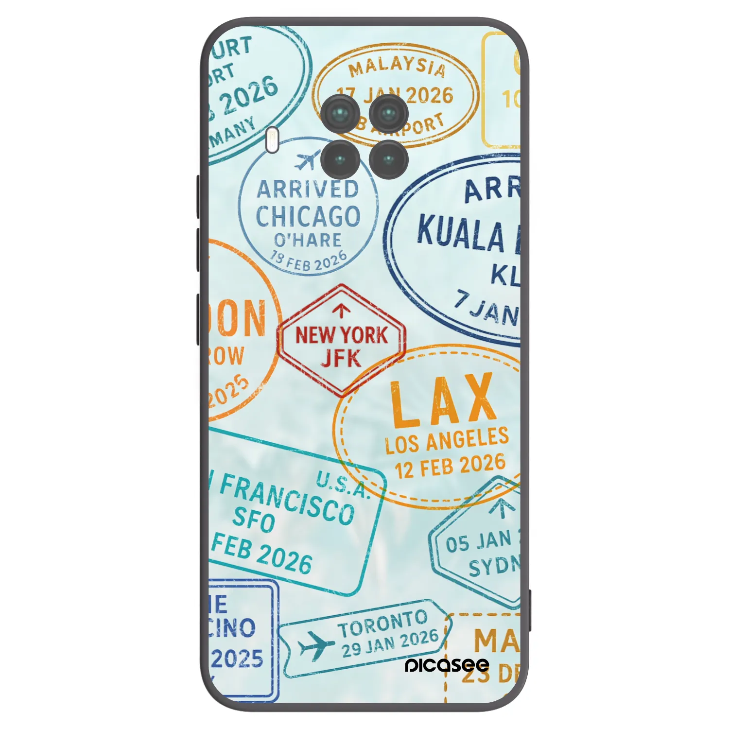 Picasee Xiaomi Mi 10T Lite Hülle - Schwarzes Silikon - PASSPORT EDITION