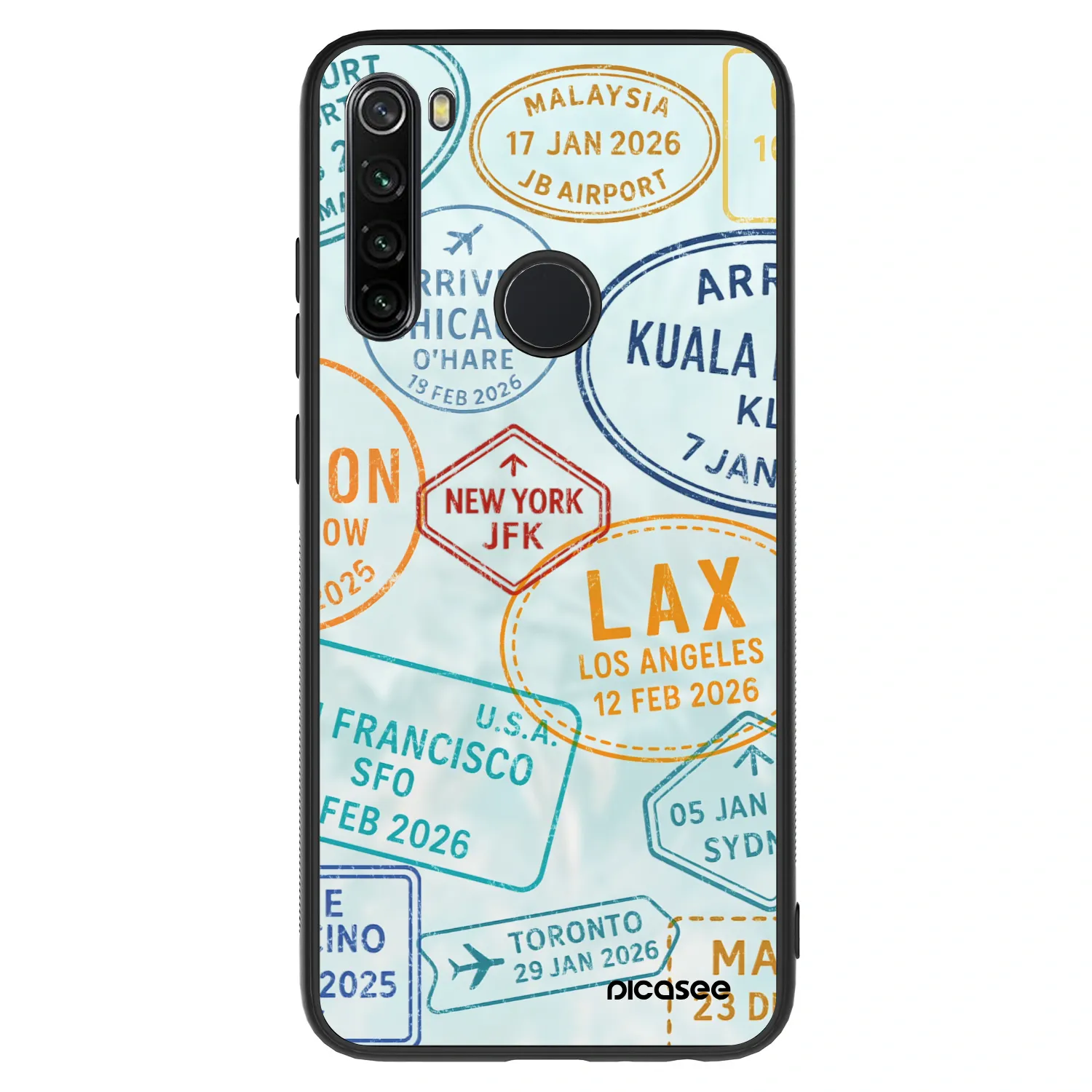 Picasee ULTIMATE CASE für Xiaomi Redmi Note 8 - PASSPORT EDITION