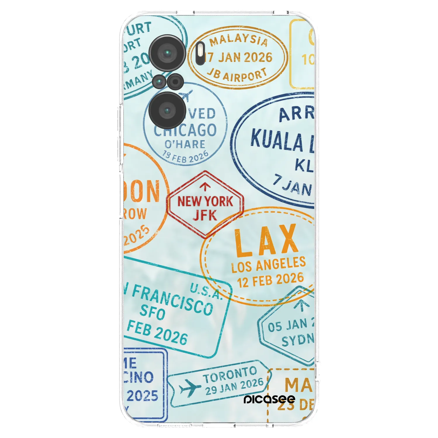 Picasee Xiaomi Poco F3 Hülle - Transparentes Silikon - PASSPORT EDITION