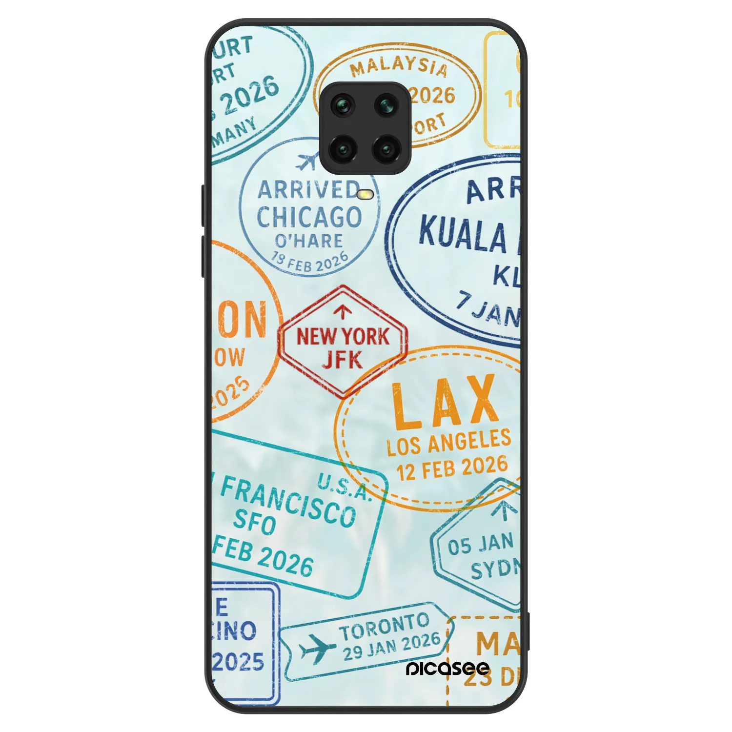 Picasee ULTIMATE CASE für Xiaomi Redmi Note 9S - PASSPORT EDITION