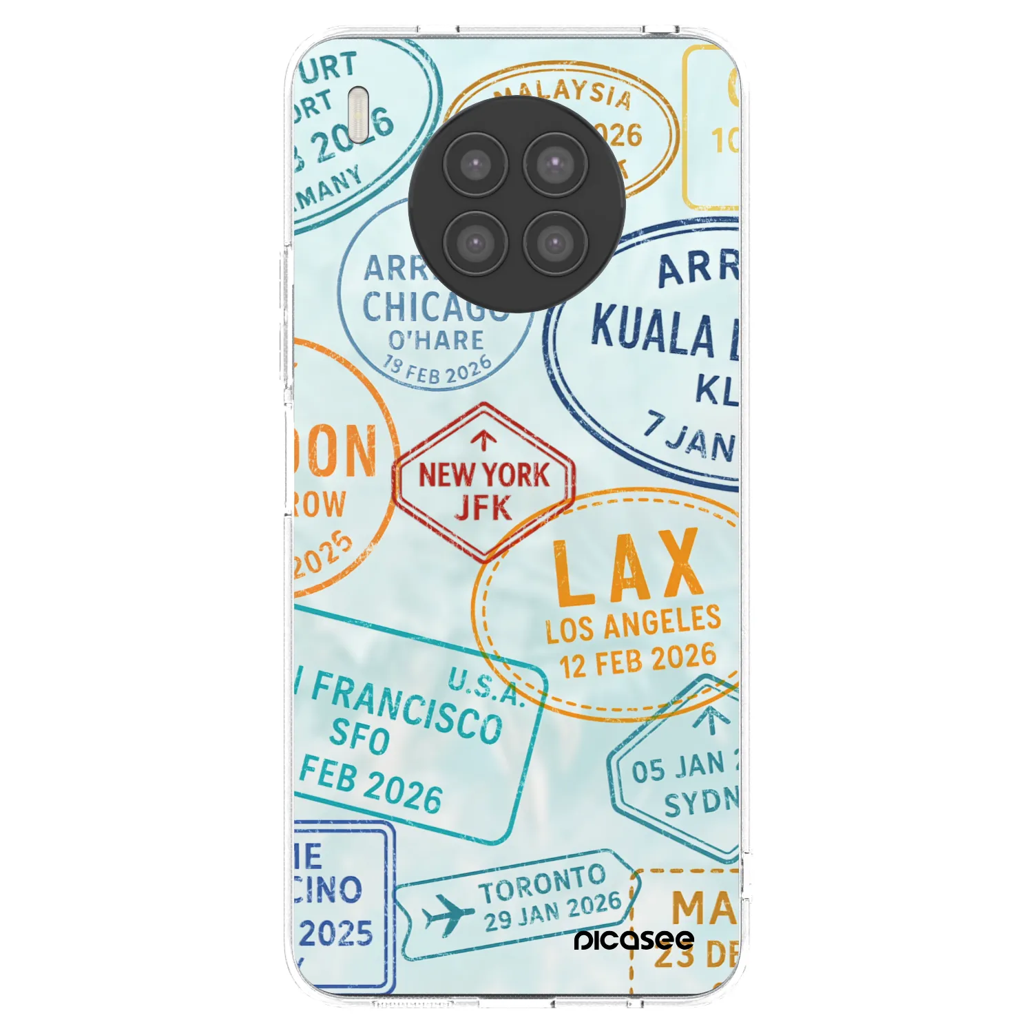 Picasee Huawei Nova 8i Hülle - Transparentes Silikon - PASSPORT EDITION