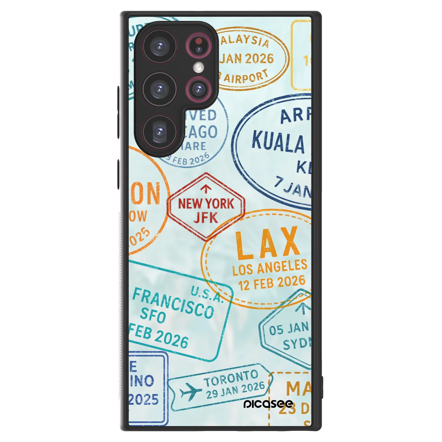 Picasee ULTIMATE CASE für Samsung Galaxy S22 Ultra 5G - PASSPORT EDITION