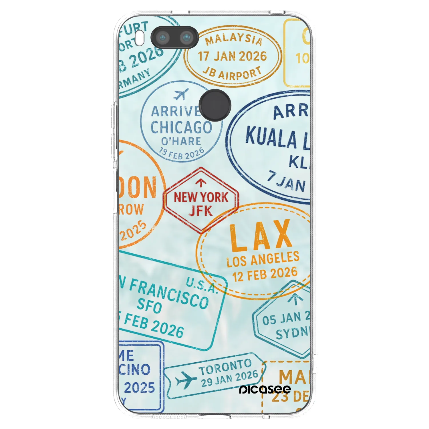 Picasee Xiaomi Redmi A1 Hülle - Transparentes Silikon - PASSPORT EDITION