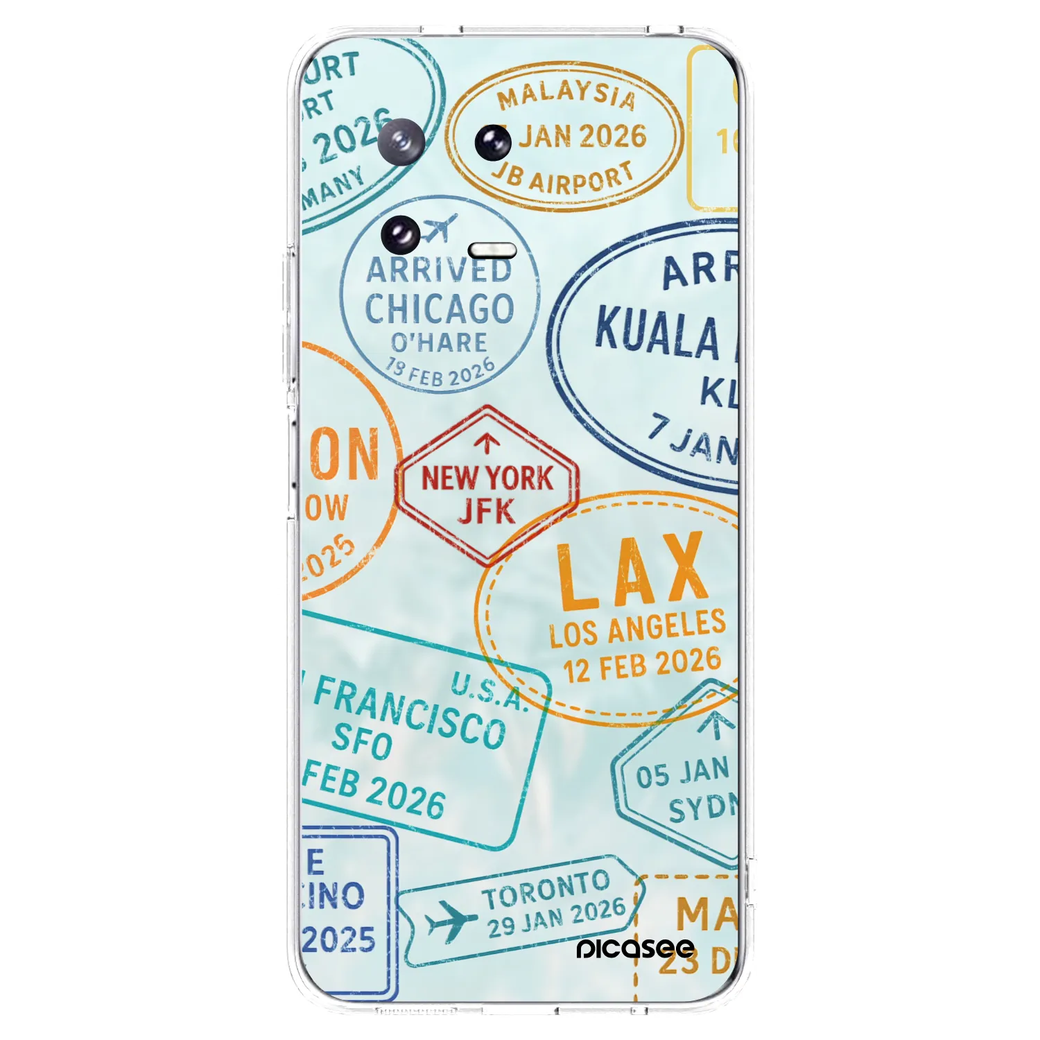 Picasee Xiaomi 13 Pro Hülle - Transparentes Silikon - PASSPORT EDITION