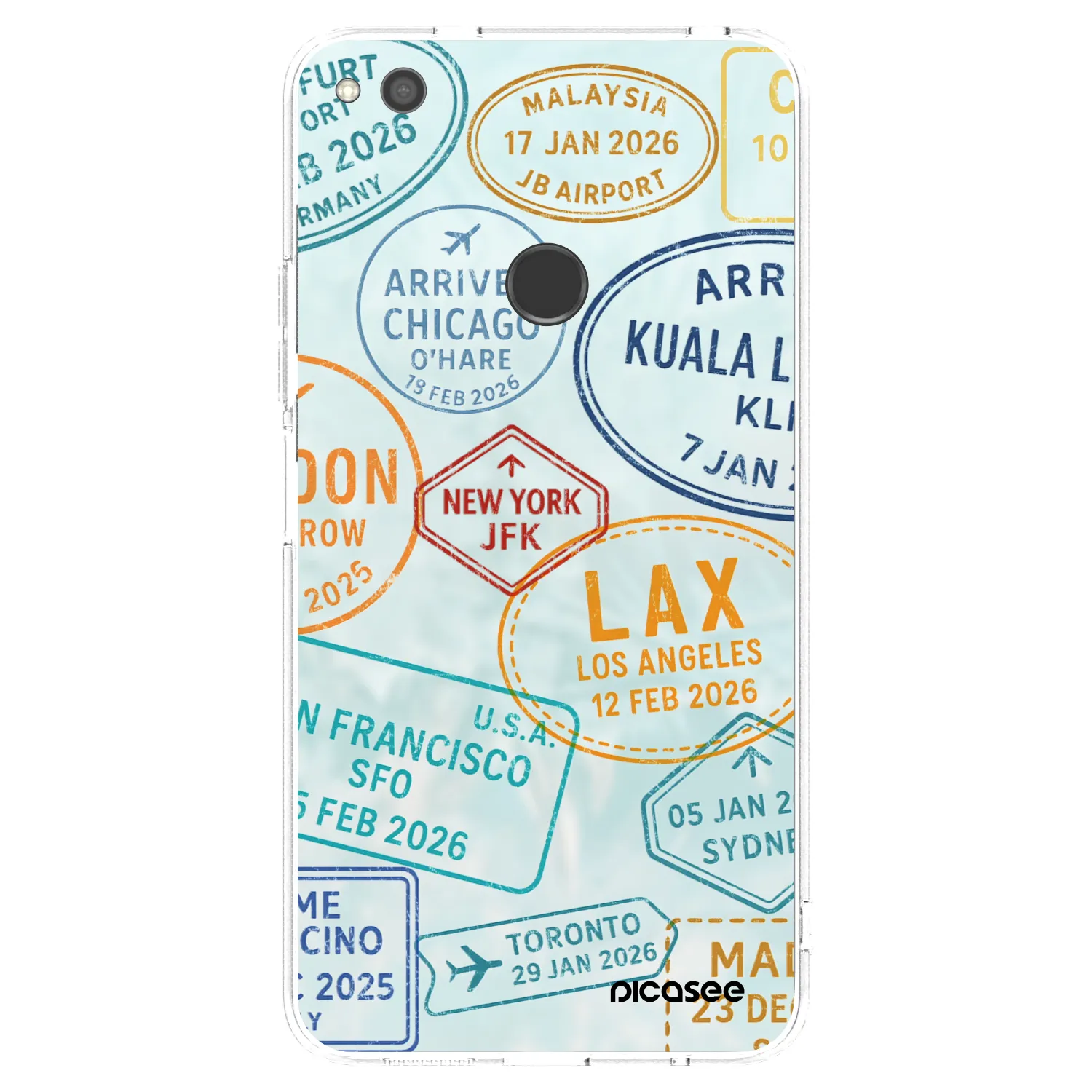 Picasee Huawei Mate 40 Pro Hülle - Transparentes Silikon - PASSPORT EDITION