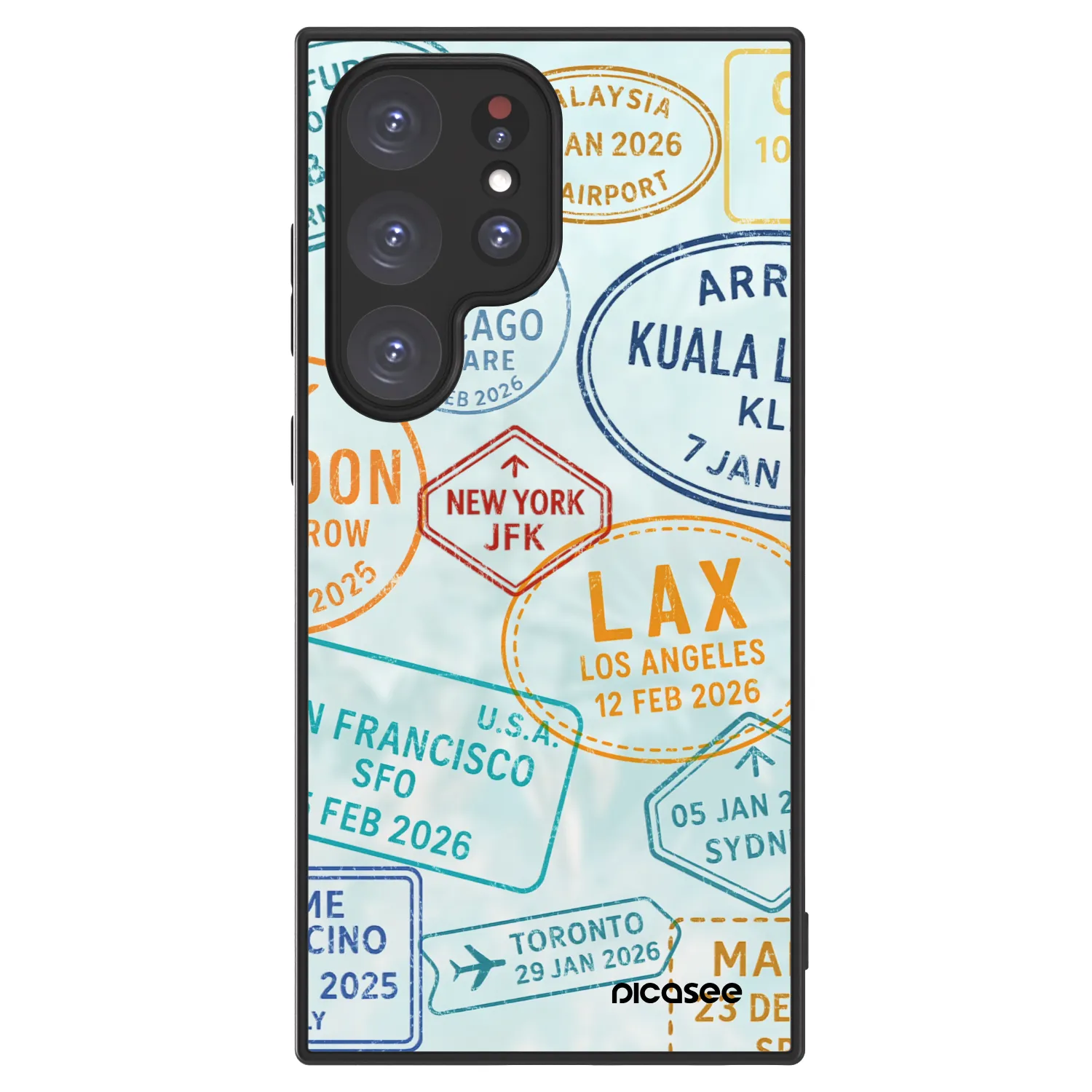 Picasee ULTIMATE CASE PowerShare für Samsung Galaxy S24 Ultra S928B 5G - PASSPORT EDITION