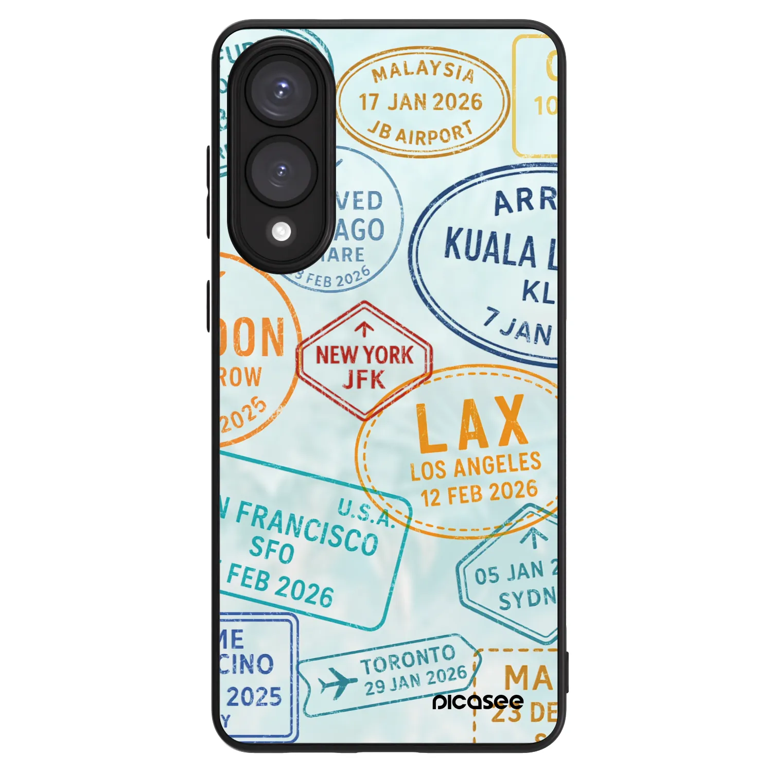 Picasee ULTIMATE CASE PowerShare für Samsung Galaxy S25 Edge 5G - PASSPORT EDITION