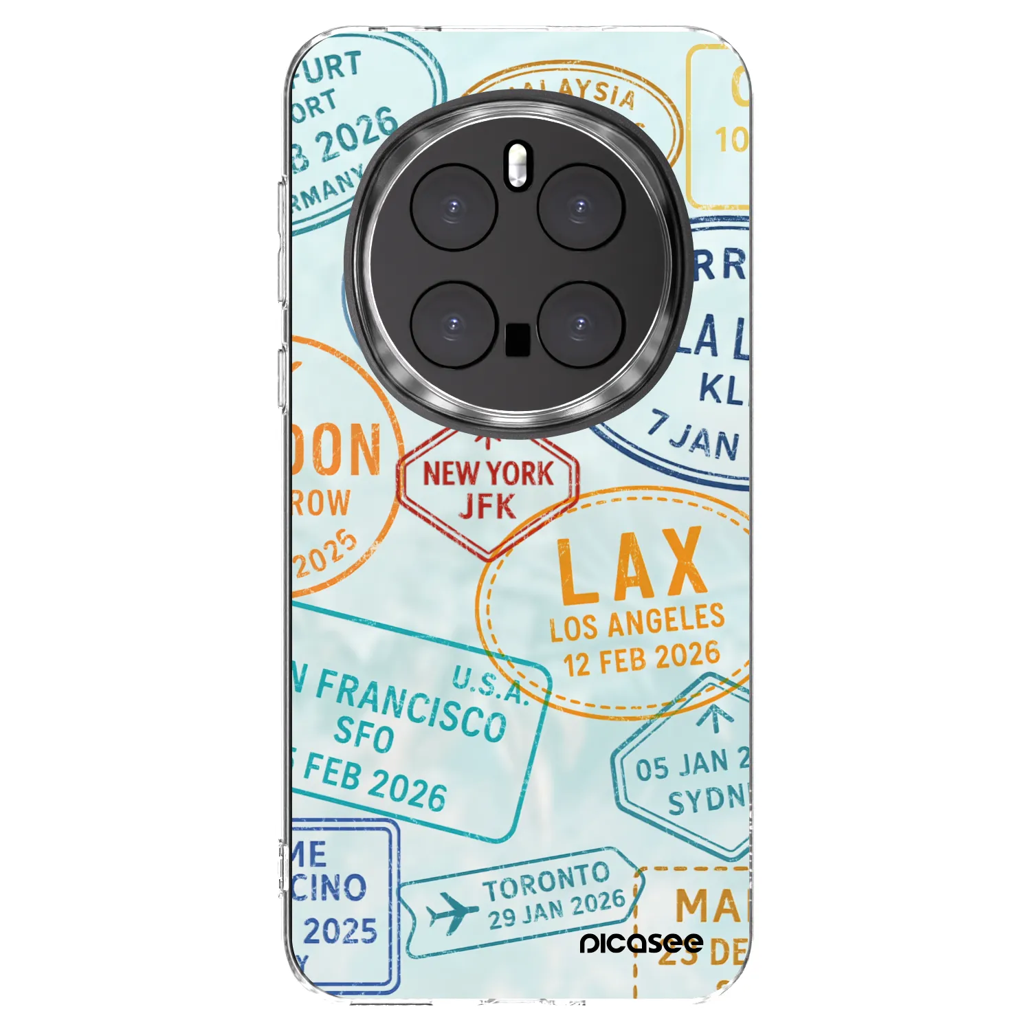 Picasee Honor Magic7 Pro 5G Hülle - Transparentes Silikon - PASSPORT EDITION