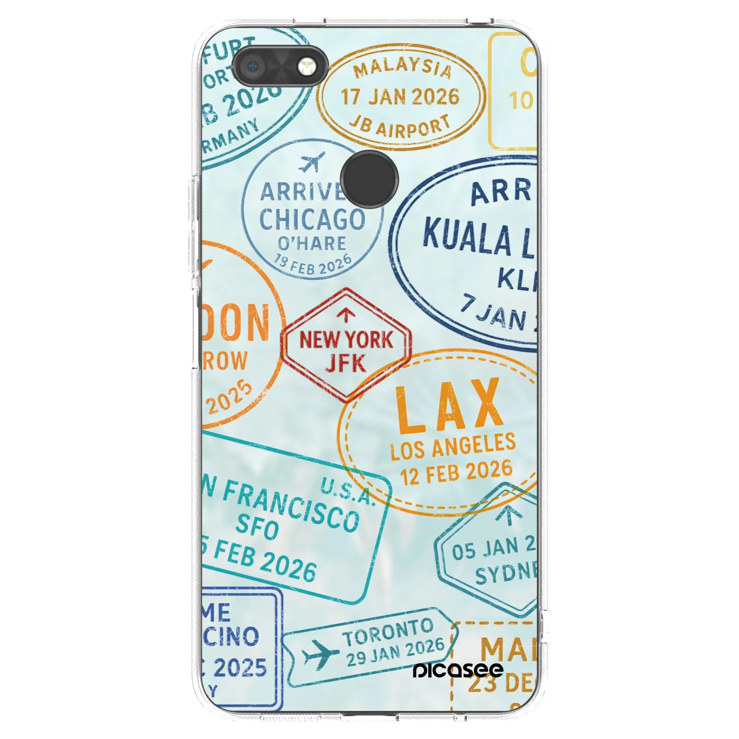 Picasee Huawei P9 Lite Mini Hülle - Transparentes Silikon - PASSPORT EDITION