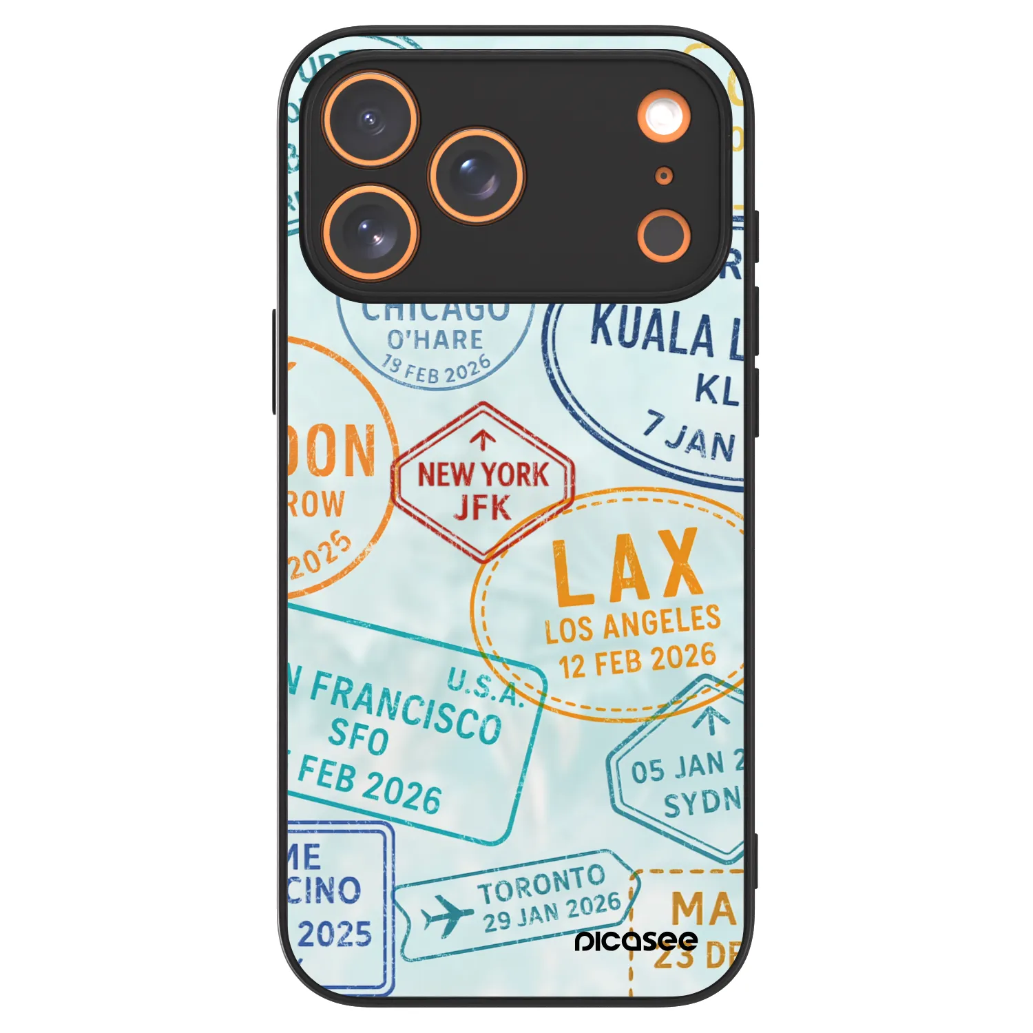 Picasee ULTIMATE CASE MagSafe für Apple iPhone 17 Pro Max - PASSPORT EDITION