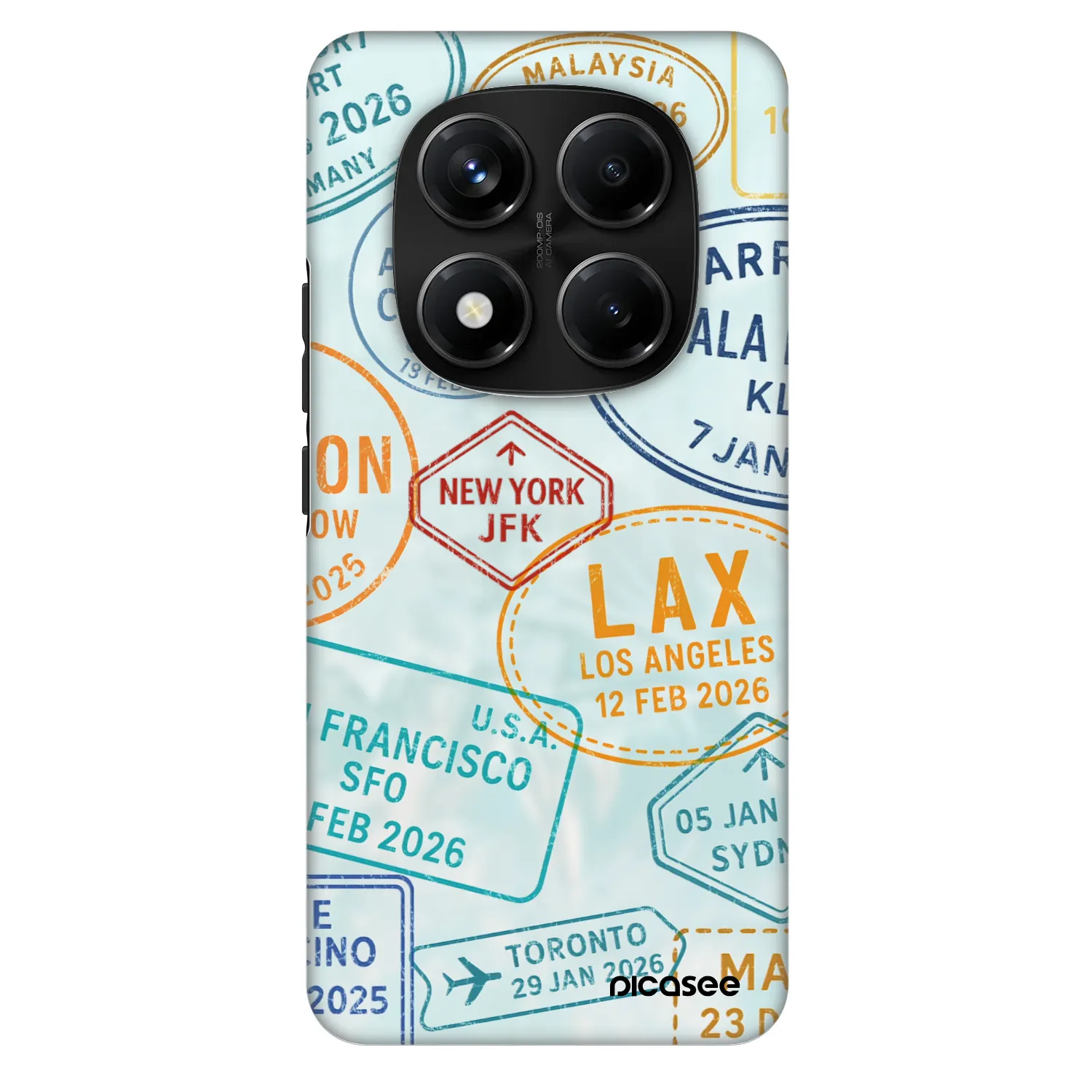 Picasee Fashion Case für Xiaomi Redmi Note 14 Pro+ 5G - PASSPORT EDITION