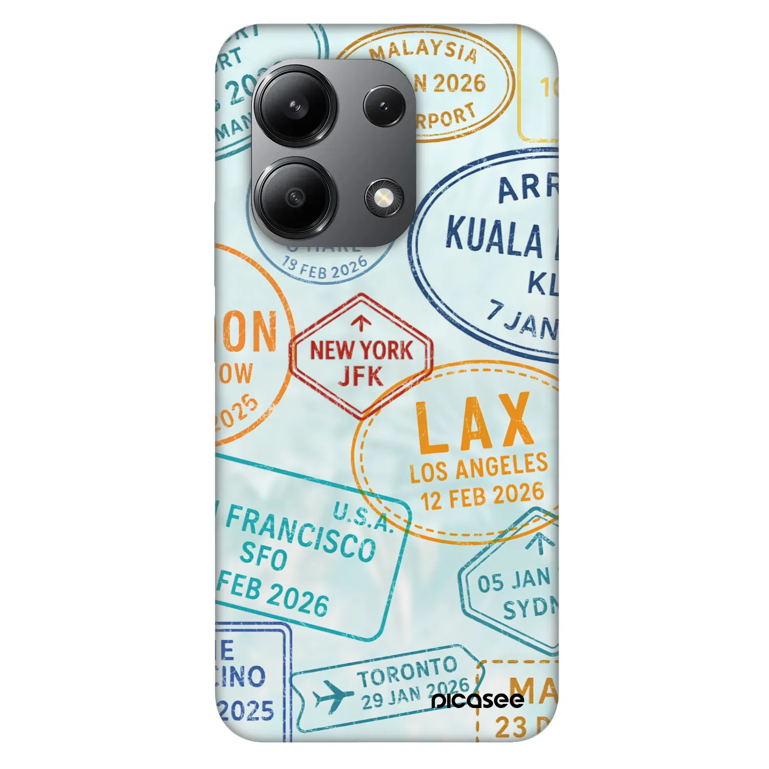 Picasee Fashion Case für Xiaomi Redmi Note 13 4G - PASSPORT EDITION