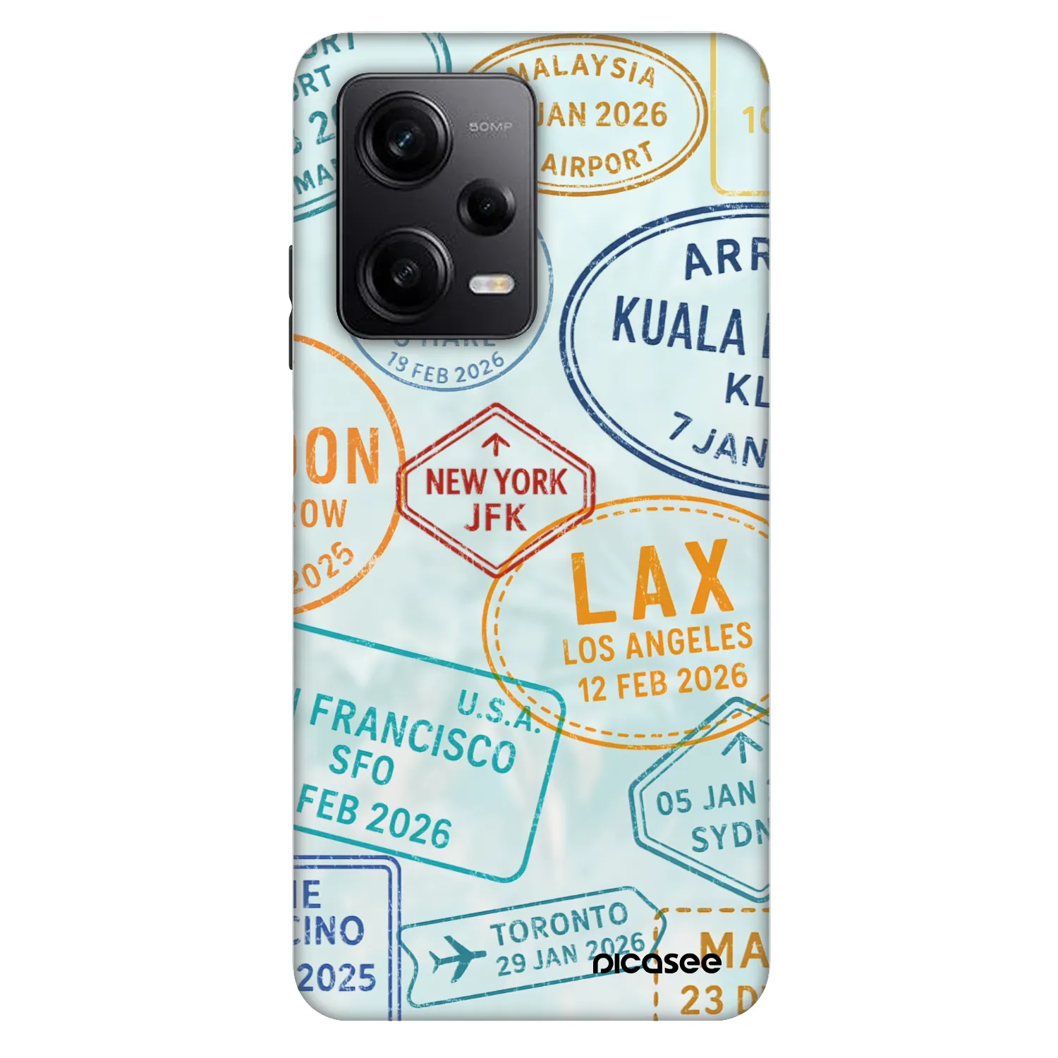 Picasee Fashion Case für Xiaomi Redmi Note 12 Pro 5G - PASSPORT EDITION