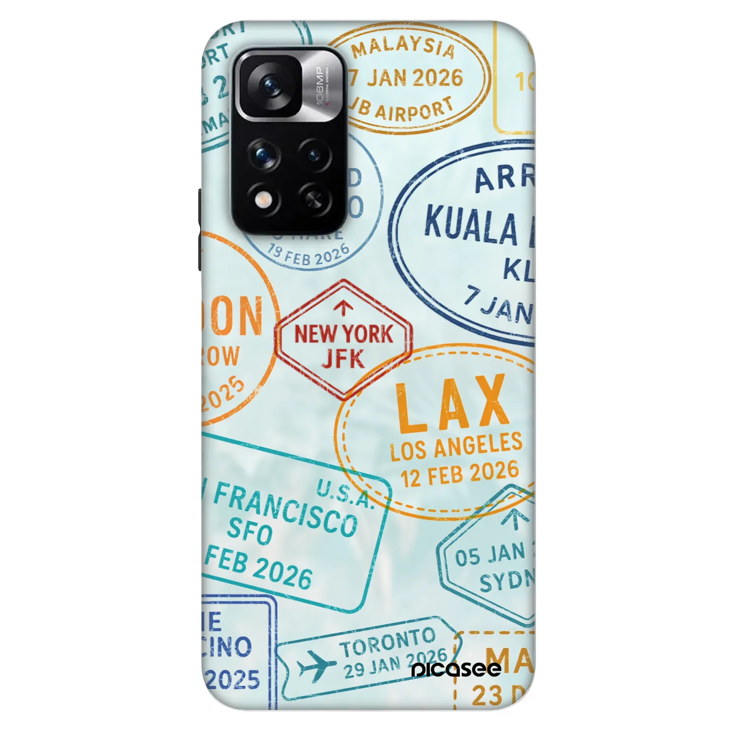 Picasee Fashion Case für Xiaomi Redmi Note 11 Pro 5G - PASSPORT EDITION
