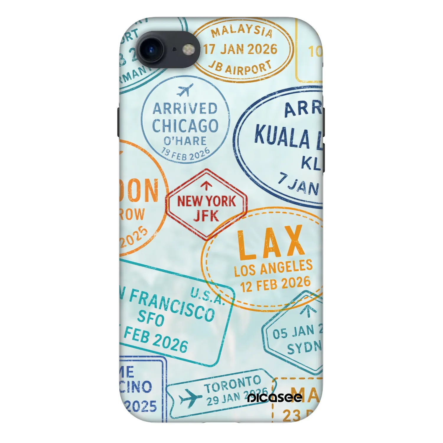 Picasee Fashion Case für Apple iPhone SE 2020 - PASSPORT EDITION