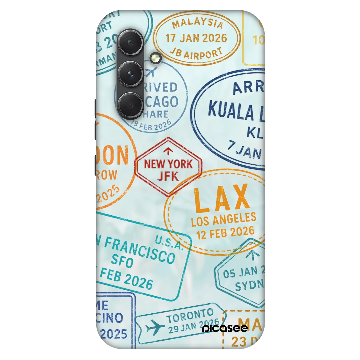 Picasee Fashion Case für Samsung Galaxy A54 5G A546B - PASSPORT EDITION