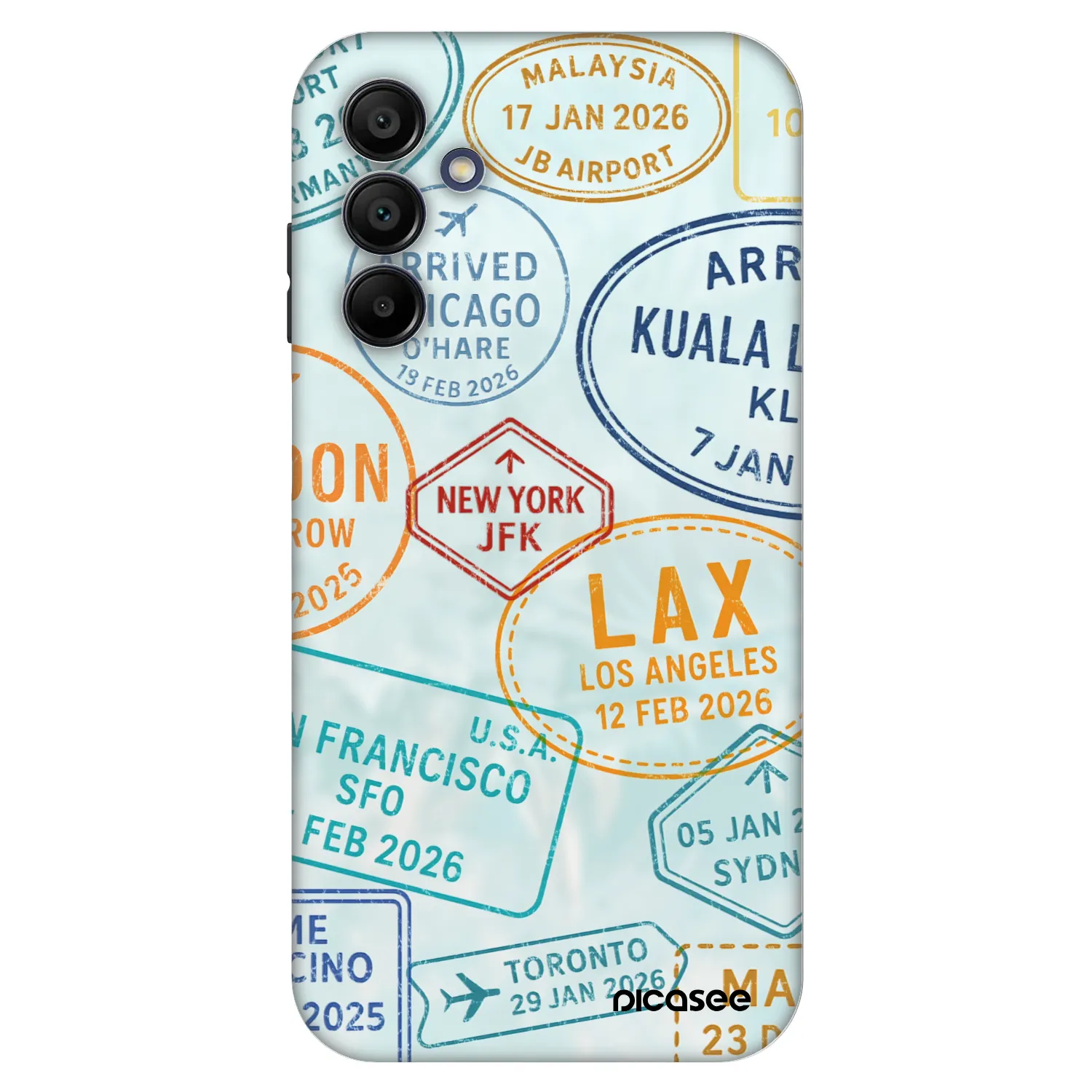 Picasee Fashion Case für Samsung Galaxy A15 A156B 5G - PASSPORT EDITION