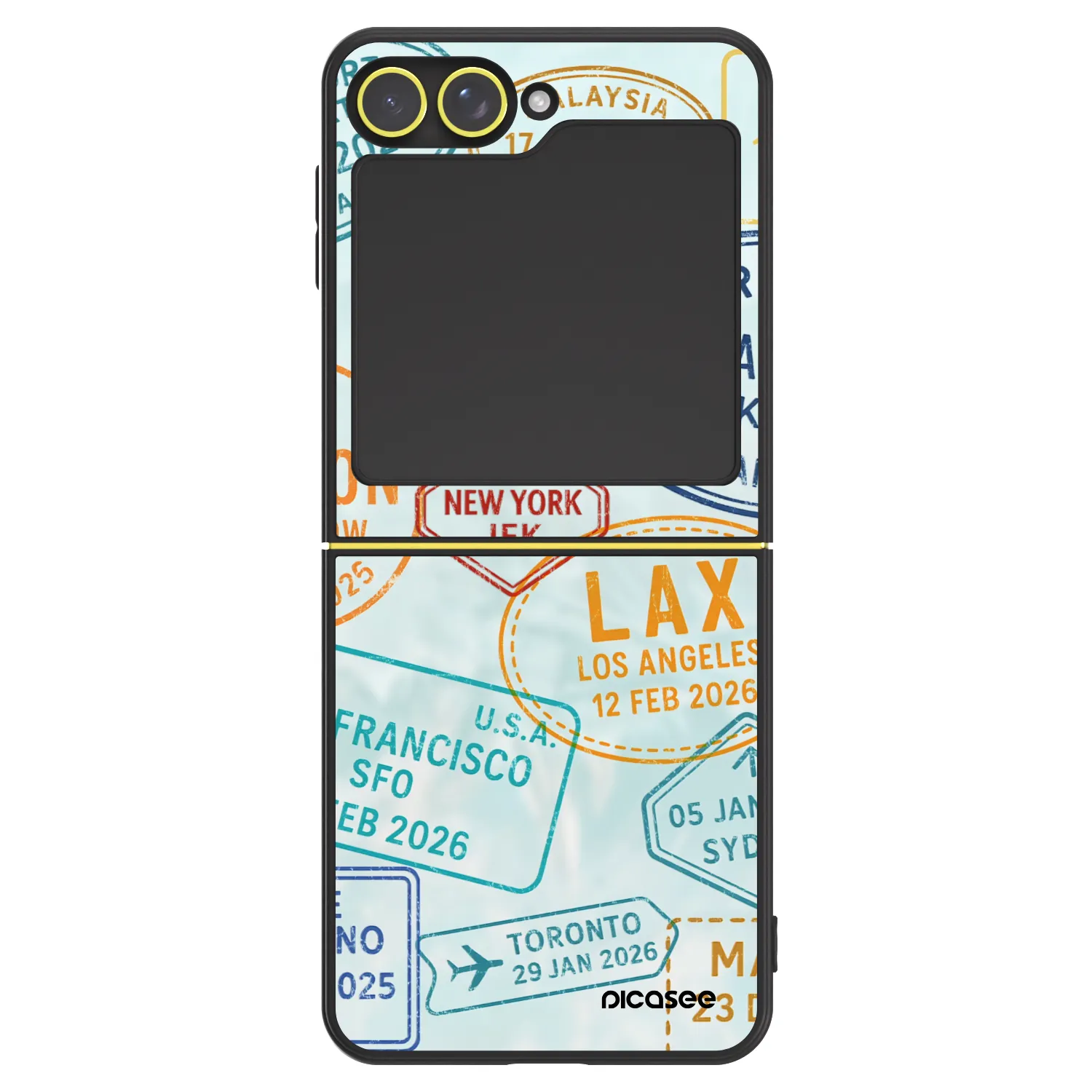 Picasee ULTIMATE CASE für Samsung Galaxy Z Flip7 FE 5G - PASSPORT EDITION