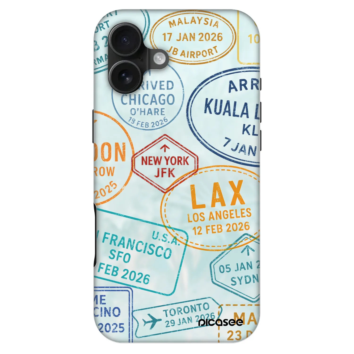 Picasee Fashion Case MagSafe für Apple iPhone 16 Plus - PASSPORT EDITION