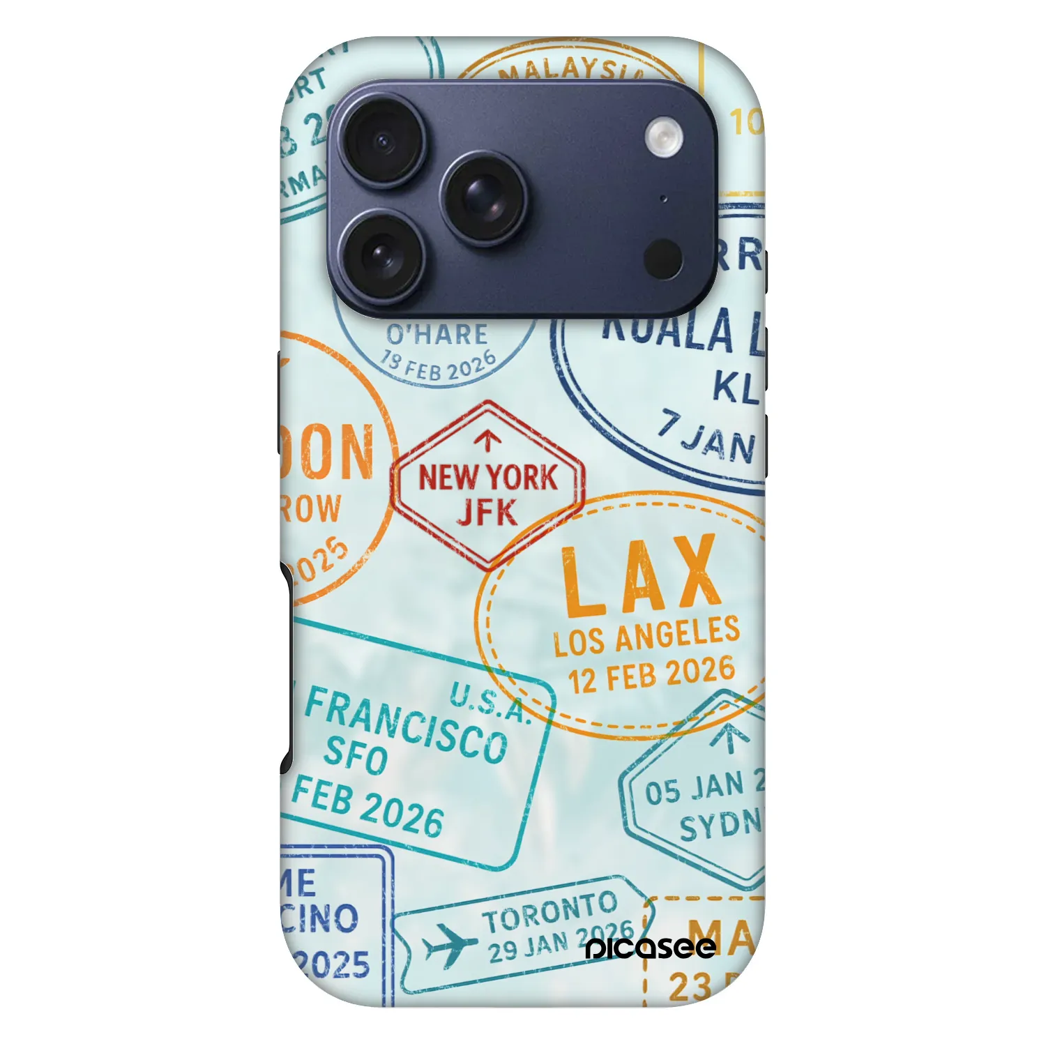 Picasee Fashion Case MagSafe für Apple iPhone 17 Pro - PASSPORT EDITION