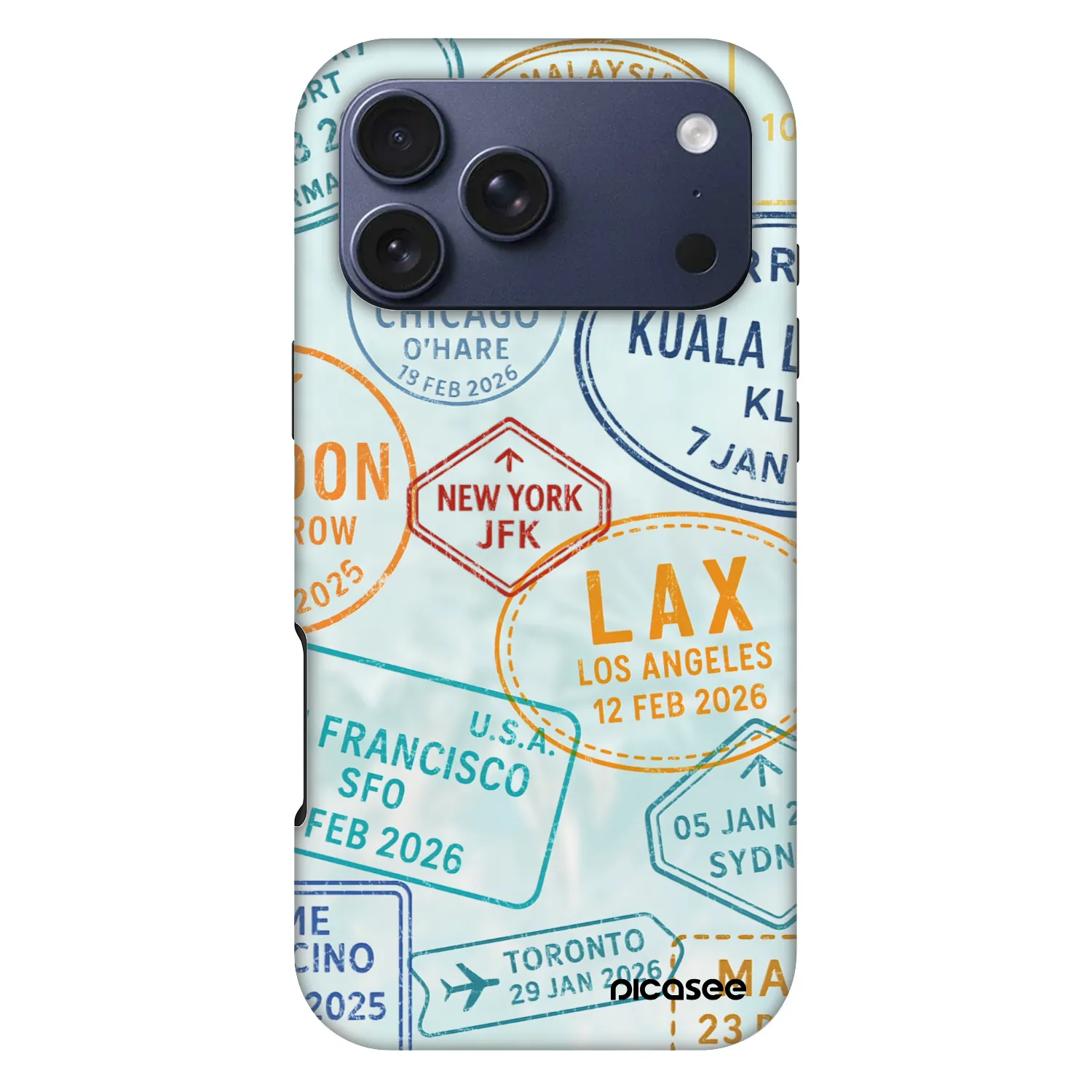 Picasee Fashion Case MagSafe für Apple iPhone 17 Pro Max - PASSPORT EDITION