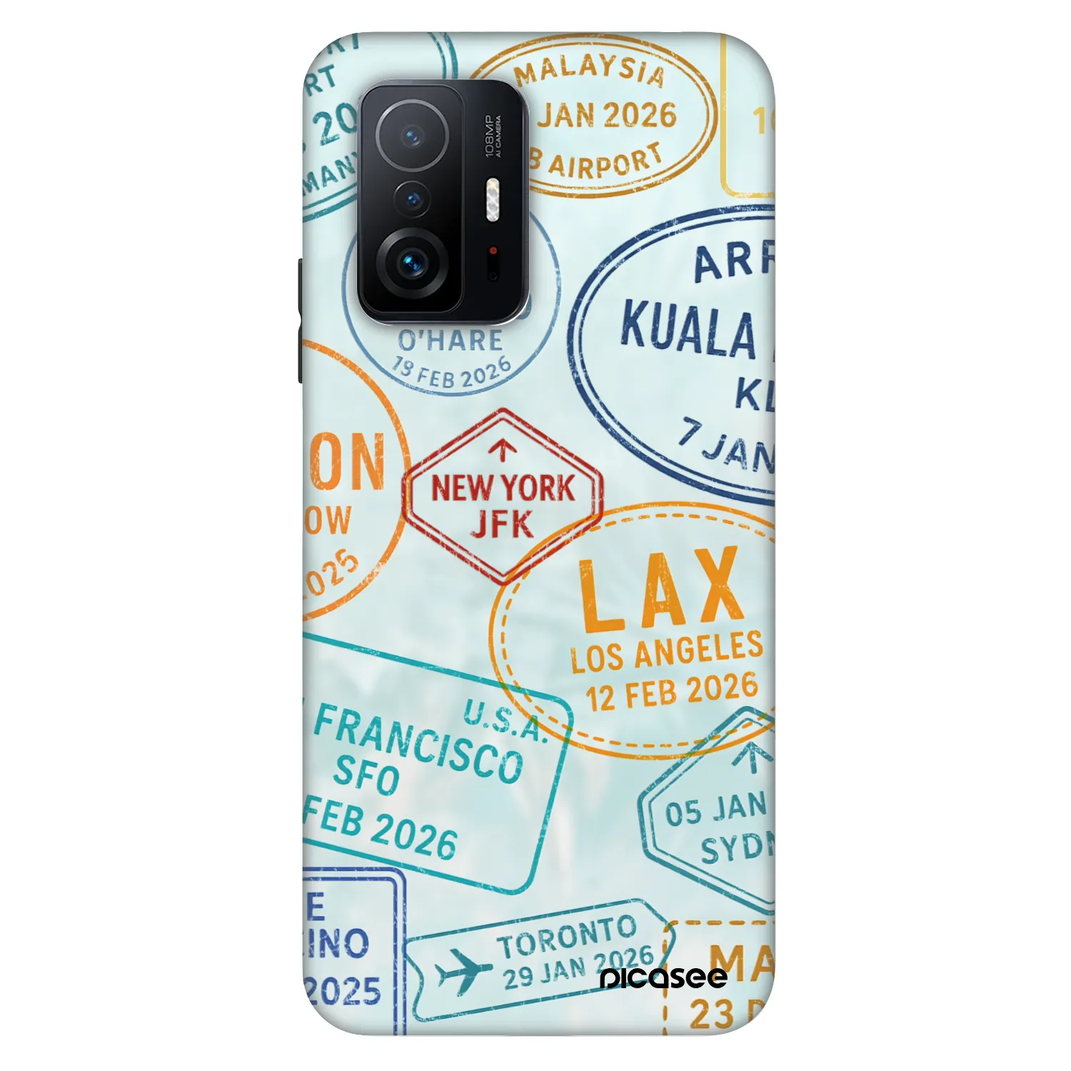 Picasee Fashion Case für Xiaomi 11T - PASSPORT EDITION