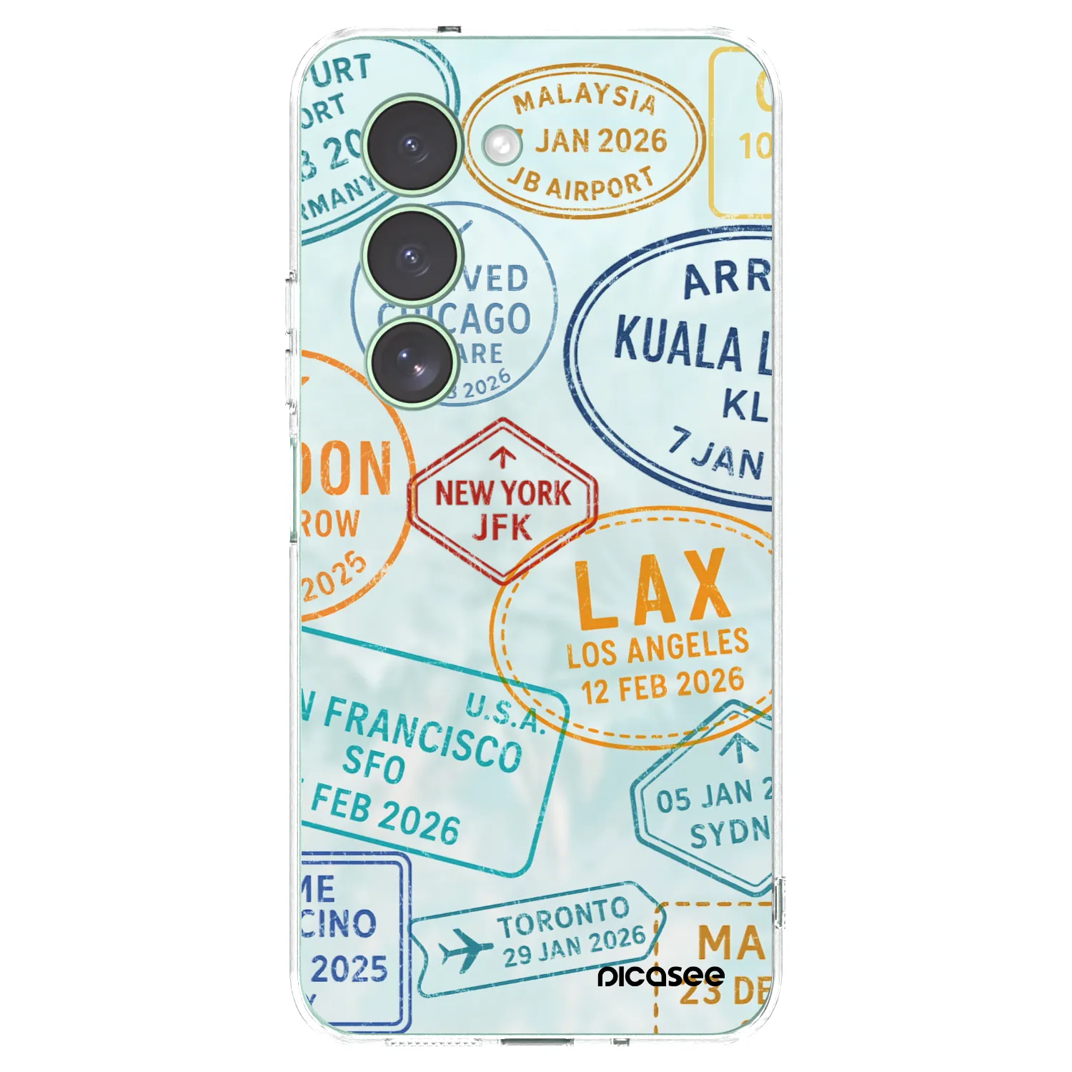 Picasee Xiaomi Redmi 15 5G Hülle - Transparentes Silikon - PASSPORT EDITION