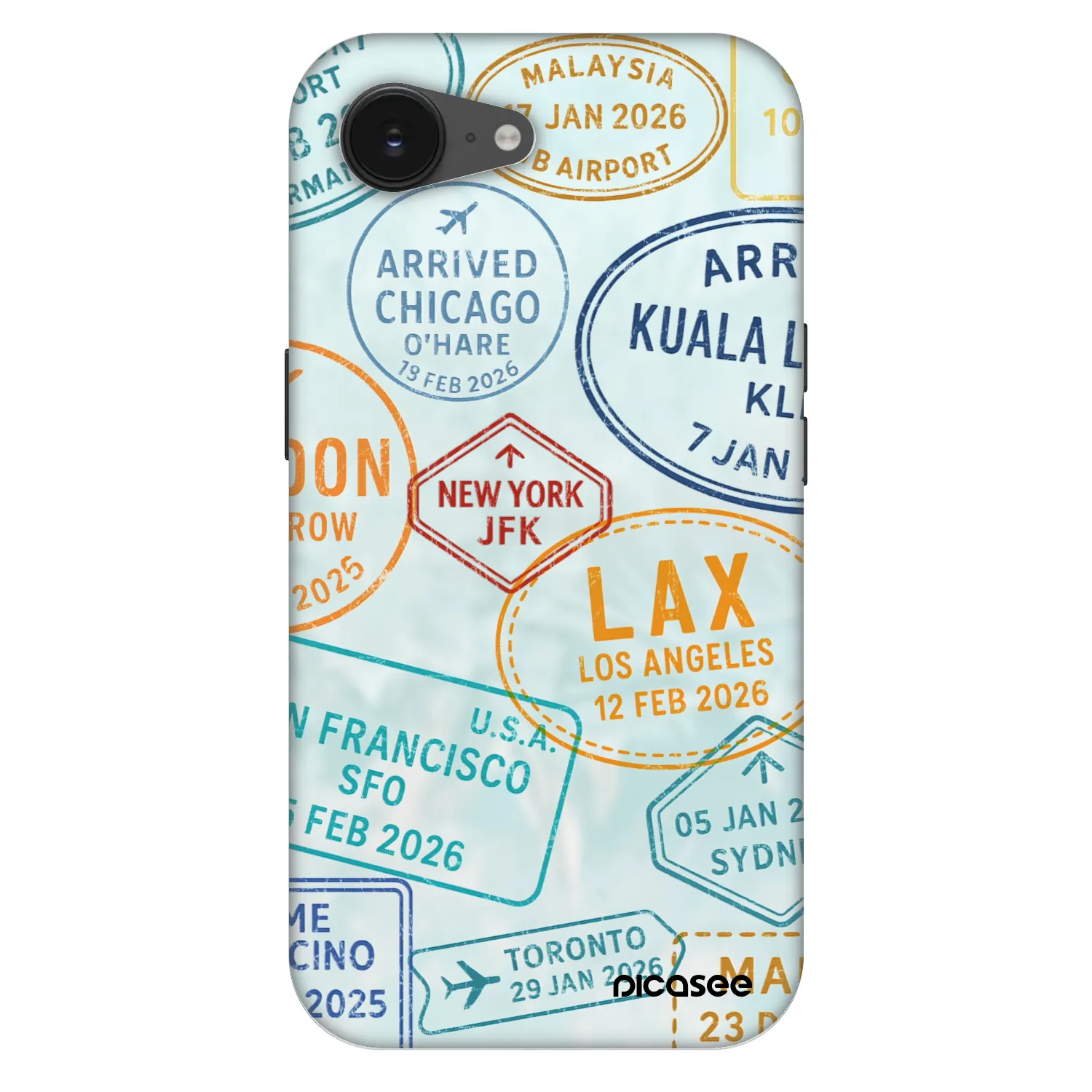Picasee Fashion Case MagSafe für Apple iPhone 17e - PASSPORT EDITION