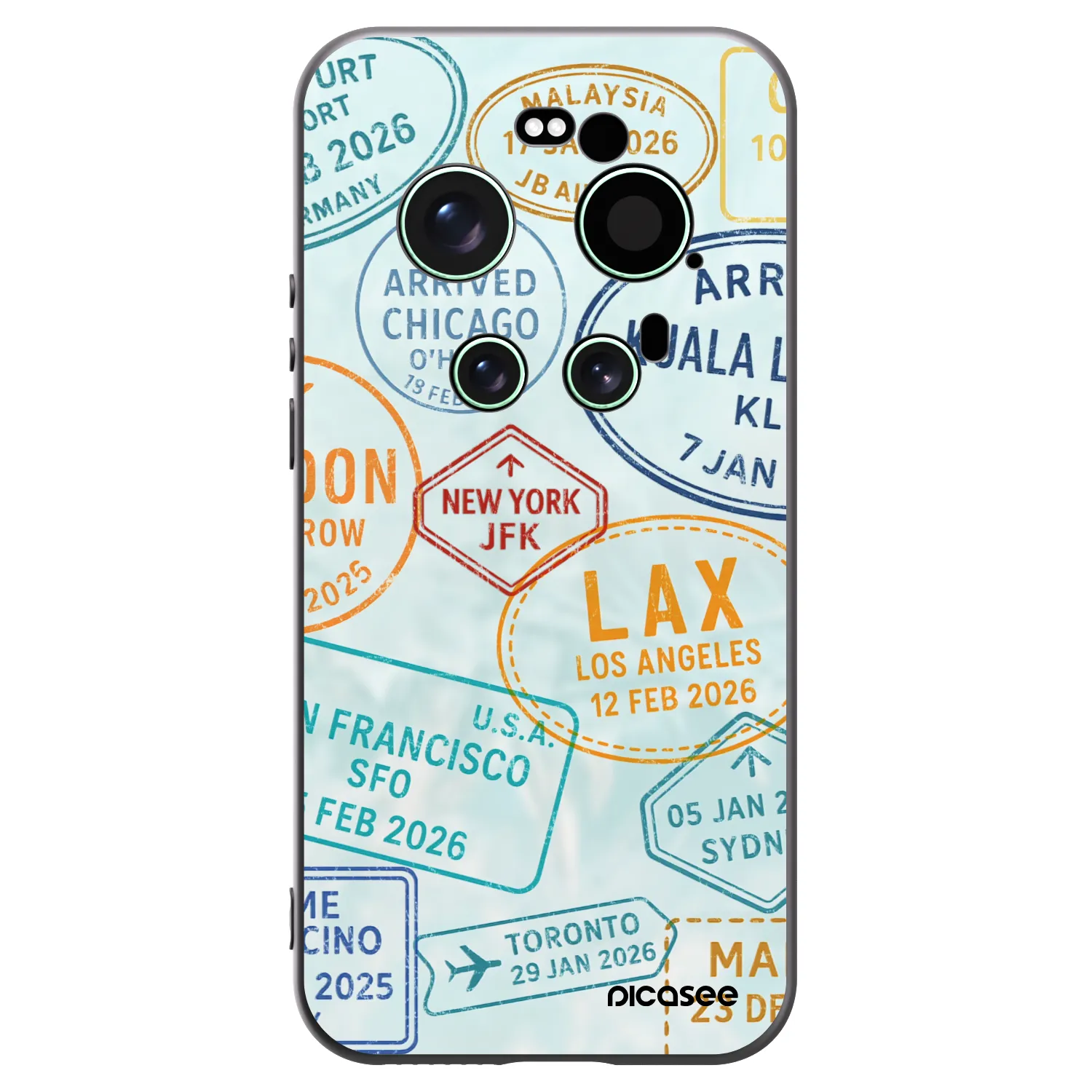 Picasee Xiaomi 17 Ultra Hülle - Schwarzes Silikon - PASSPORT EDITION