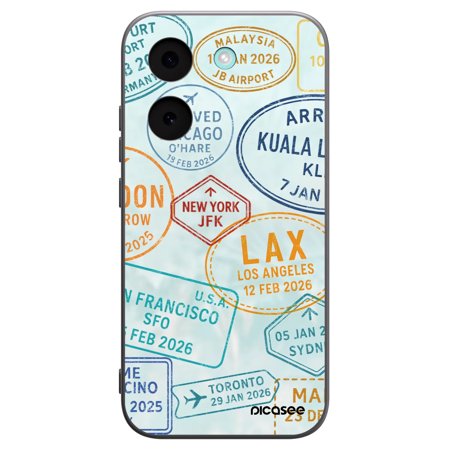 Picasee Xiaomi Poco X8 Pro Hülle - Schwarzes Silikon - PASSPORT EDITION