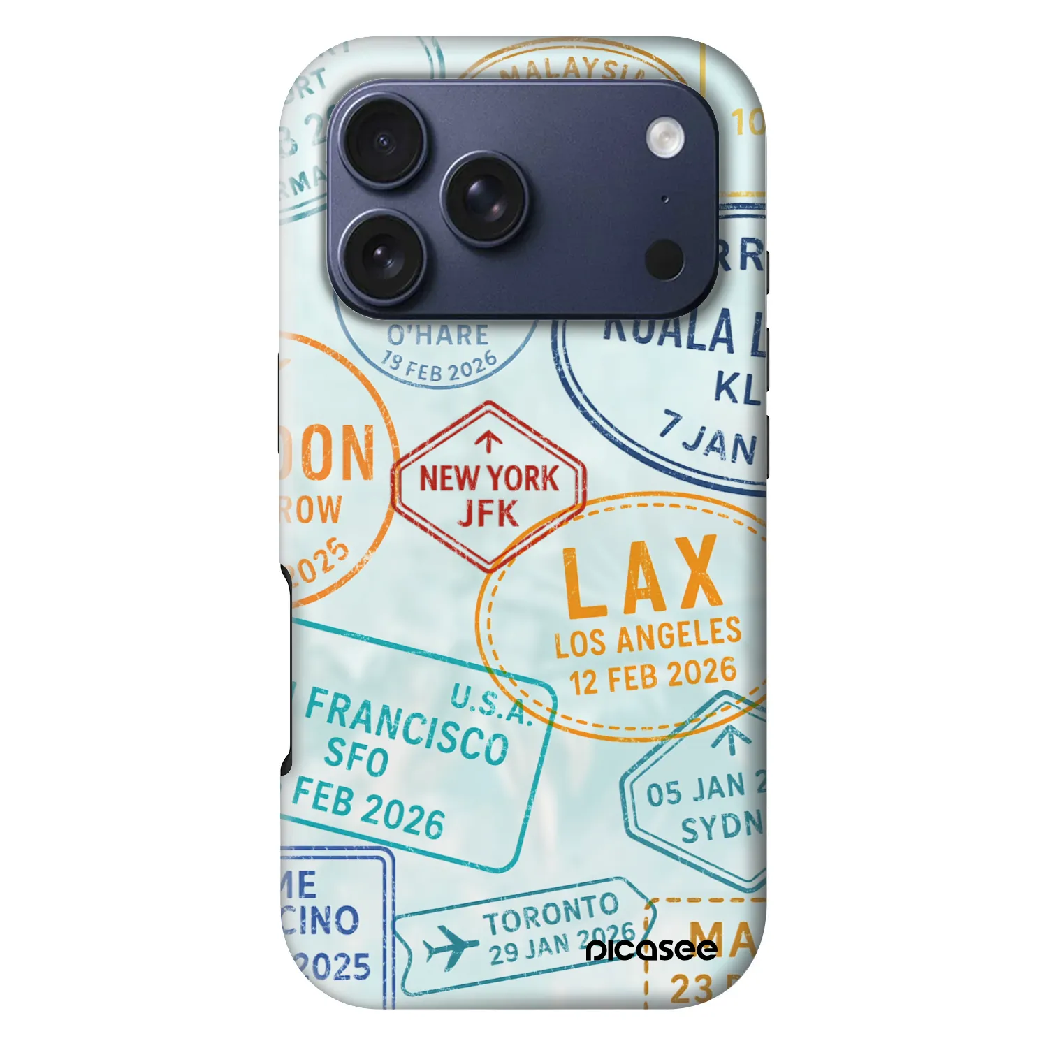 Picasee Fashion Case MagSafe für Apple iPhone 18 Pro - PASSPORT EDITION