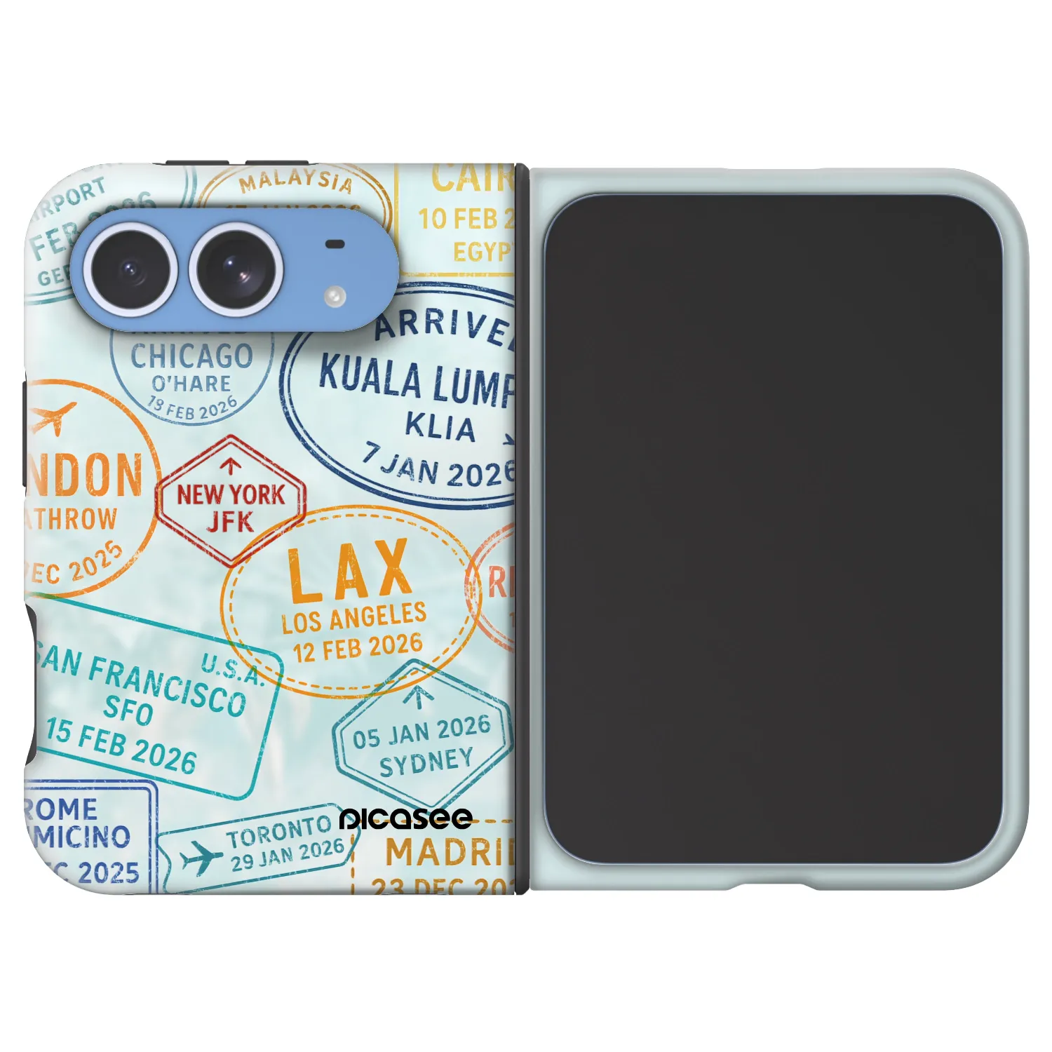 Picasee Fashion Case MagSafe für Apple iPhone Duo - PASSPORT EDITION
