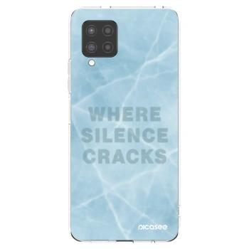 Picasee Samsung Galaxy A42 A426B Hülle - Transparentes Silikon - SILENCE