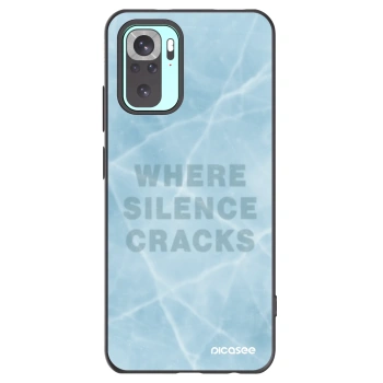 Picasee Xiaomi Redmi Note 10 Pro Hülle - Schwarzes Silikon - SILENCE