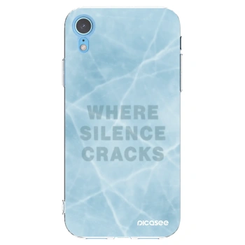 Picasee Apple iPhone XR Hülle - Transparentes Silikon - SILENCE