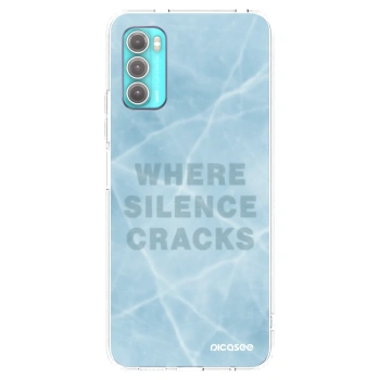 Picasee Motorola Moto G60 Hülle - Transparentes Silikon - SILENCE