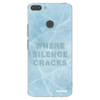 Picasee Huawei P Smart Hülle - Transparentes Silikon - SILENCE