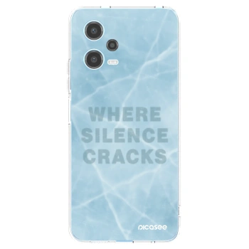 Picasee Xiaomi Redmi Note 12 5G Hülle - Transparentes Silikon - SILENCE