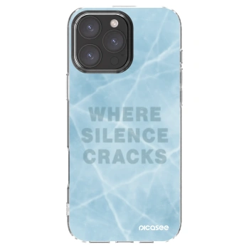 Picasee Apple iPhone 16 Pro Max Hülle - Transparentes Silikon - SILENCE
