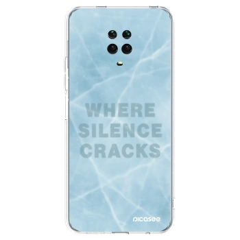 Picasee Xiaomi Redmi Note 9 Pro Hülle - Transparentes Silikon - SILENCE