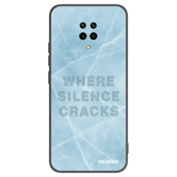 Picasee Xiaomi Redmi Note 9 Pro Hülle - Schwarzes Silikon - SILENCE