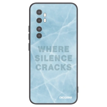 Picasee Xiaomi Mi Note 10 Lite Hülle - Schwarzes Silikon - SILENCE