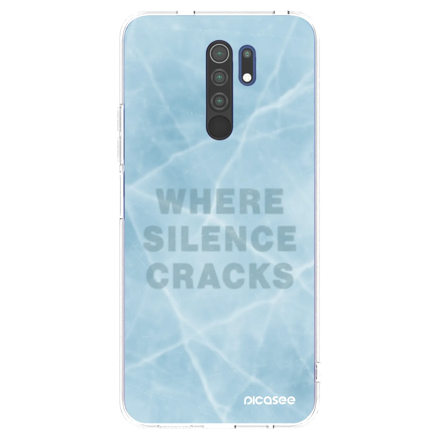 Picasee Xiaomi Redmi 9 Hülle - Transparentes Silikon - SILENCE