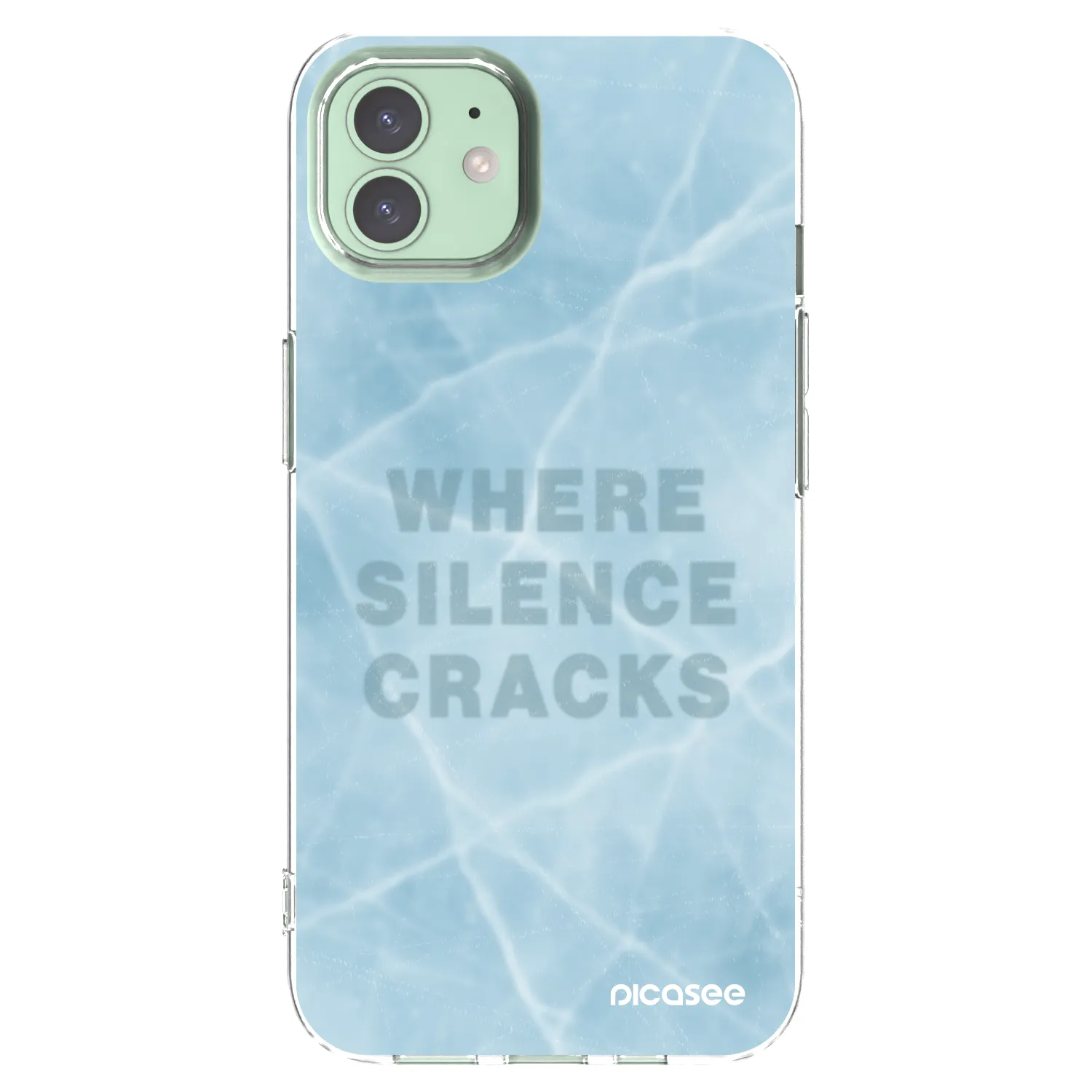 Picasee Apple iPhone 12 Pro Hülle - Transparentes Silikon - SILENCE